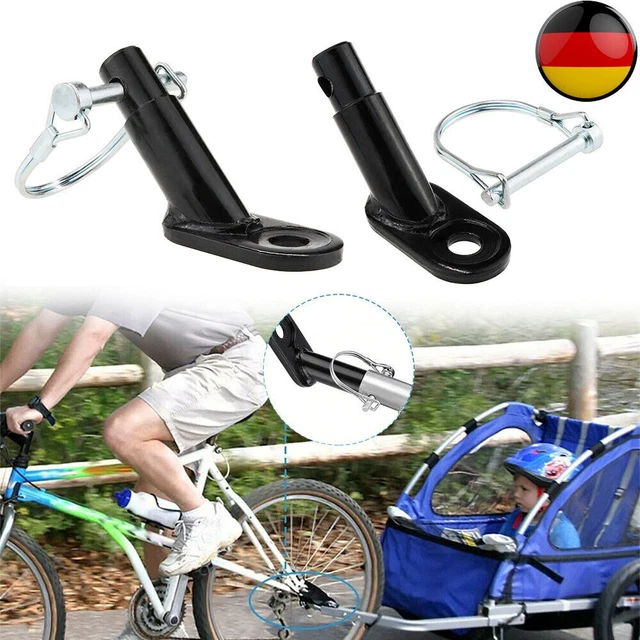 4X BIKE TRAILER Baby Coupler Towbar Axle Hitch Mount Linker