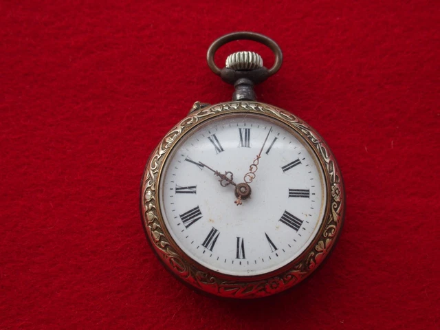 Lot De 2 Montres à Gousset Anciennes En Argent - À Réparer, Occasion Très Bon état