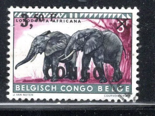 Belgium Colonies Belgian Congo  Stamps  Overprint Used   Lot 352Ak