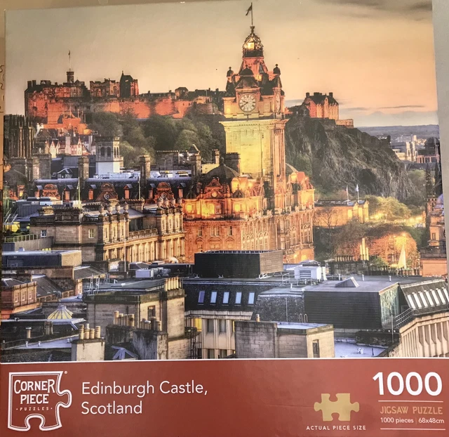 EDINBURGH CASTLE, SCOTLAND 1000 Piece Jigsaw Puzzle VGC £3.