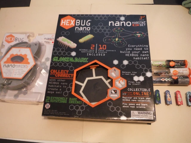 Roboter Toybots Habitat Set Glow IN The Dark Nano HEXBUG w/ Bridge& 5 x-tra bots Roboter Toybots Habitat Set Glow IN The Dark Nano HEXBUG w/ Bridge& 5 x-tra bots