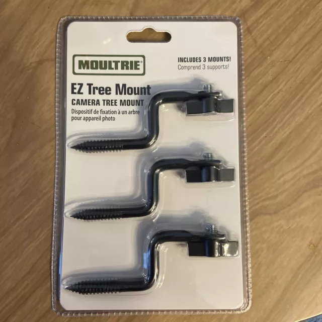 Moultrie EZ Tree Mount for Game Camera 3 Pack Deer Hunting MFH-TM12