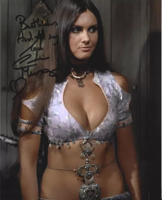 Caroline Munro In Person signed 10x8 photo - The Golden Voyage of Sinbad - A457