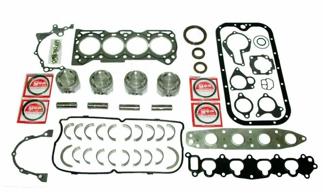 Suzuki Samurai SJ413 G13BB 16V Motore Rebuild Kit Pistoni Guarnizioni Anelli