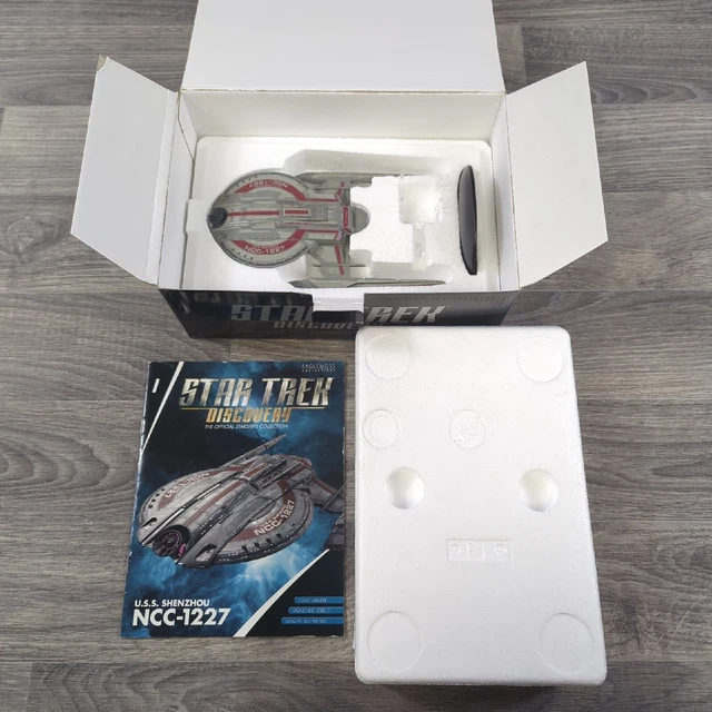 Eaglemoss Star Trek Discovery I.S.S SHENZHOU NCC-1227 XL Starship Boxed + Mag