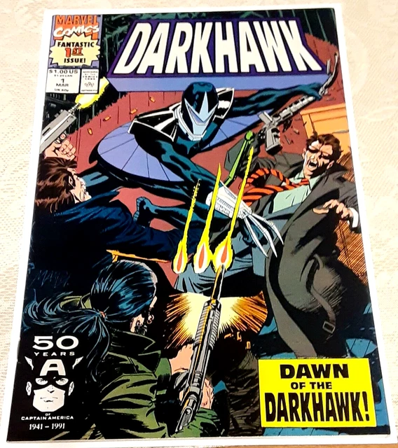 Darkhawk #1, First App. of Chris Powell(Darkhawk) Mar. 1991, VF+
