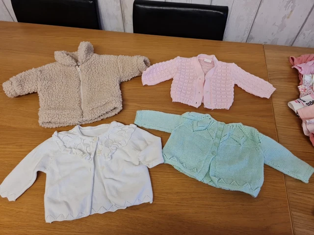 Baby Girls Huge Clothes Bundle. 86 Items Fist size, Newborn & 0-3 Months 15