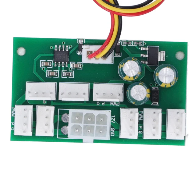 Mozzo ventola di raffreddamento telaio PWM PC splitter 8 vie modulo controllo velocità adattatore 4 pin❤