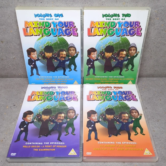 MIND YOUR LANGUAGE Best Of Vol 1-4 DVD Box Set Barry Evans Comedy