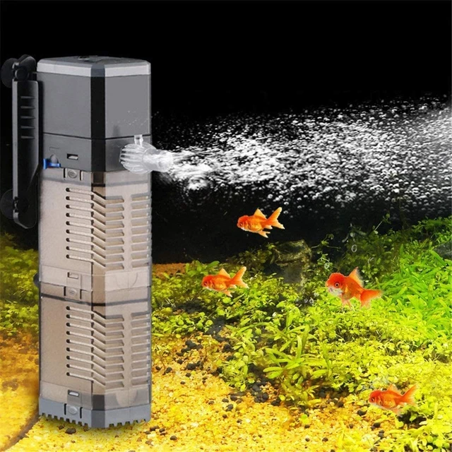 LONDAFISH Fish Tank Filter 3-in-1 Aquarium Submersible Pump Water Pump for Fish