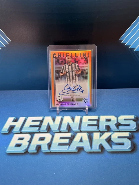 TOPPS - FLAGSHIP 24/25 - Giorgio Chiellini - Auto /25 - Juventus 