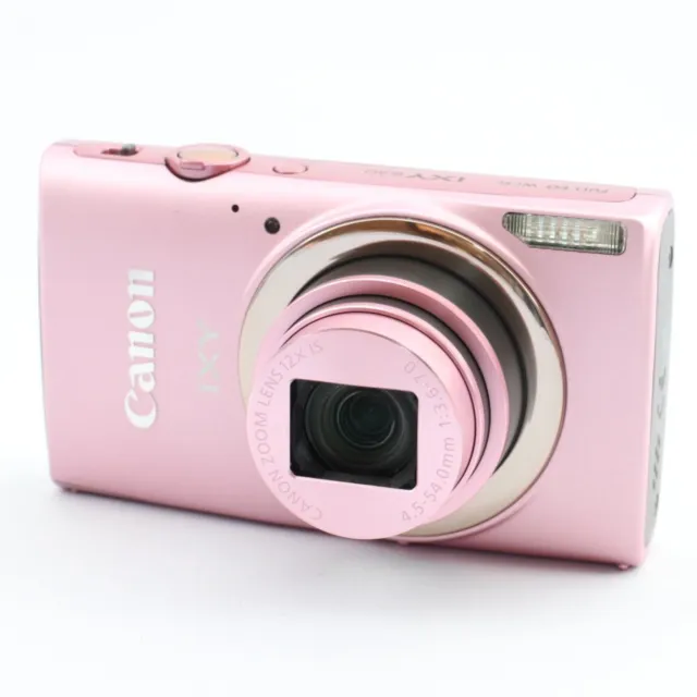 【Near mint】Canon Digital Camera IXY 630 12x Optical Zoom Pink From Japan