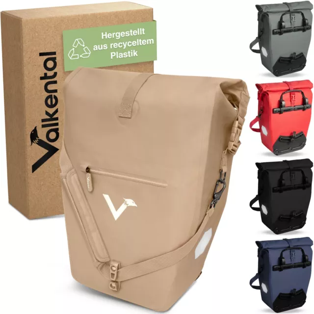 VALKENTAL - ValkOcean aus recyceltem Plastik - 100% Wasserdichte Fahrradtasche