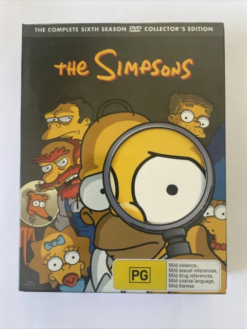 The Simpsons The Complete Sixth Season DVD Collector's Edition Box Set