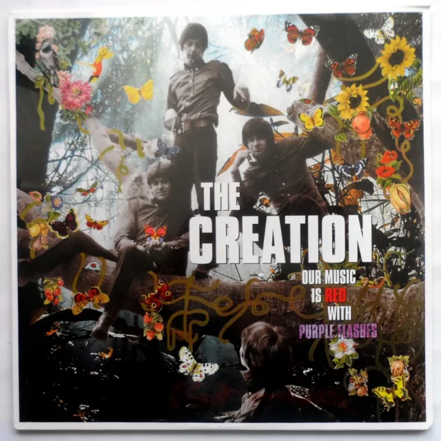 THE CREATION - OUR MUSIC IS RED WITH PURPLE FLASHES 2xLP VINYL *LIGHT SLV SCUFFS