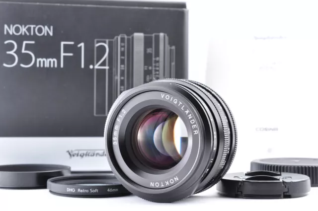 "Near Mint w/Box" Voigtlander 35mm F/1.2 Nokton for Fujifilm Fuji X Mount #748
