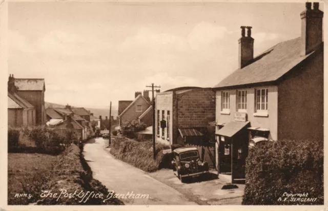 early B/W POSTCARD - The Post Office, Bantham, Devon