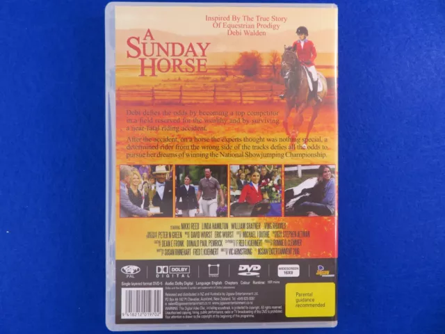 A Sunday Horse - Nikki Reed - DVD - Region 4 - Fast Postage !! 2