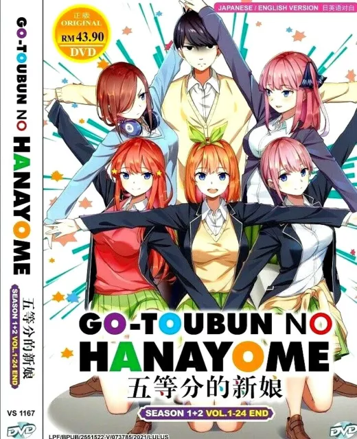 NEW 5Toubun no Hanayome Vol.2 Japanese Manga Comic Quintessential  Quintuplets