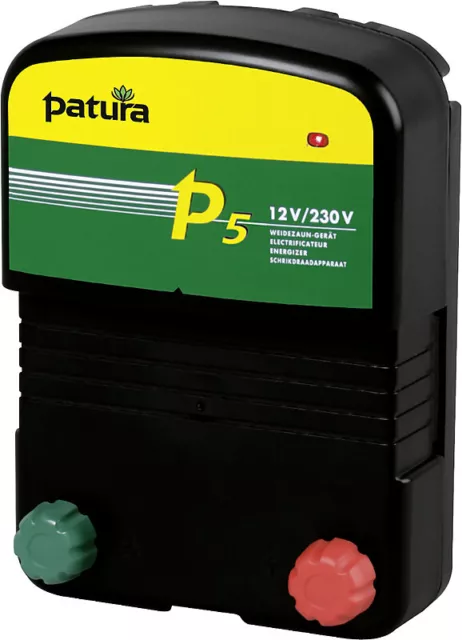 Weidezaungerät Patura P 5 - 12 Volt/230 Volt - Elektrozaungerät Weidegerät