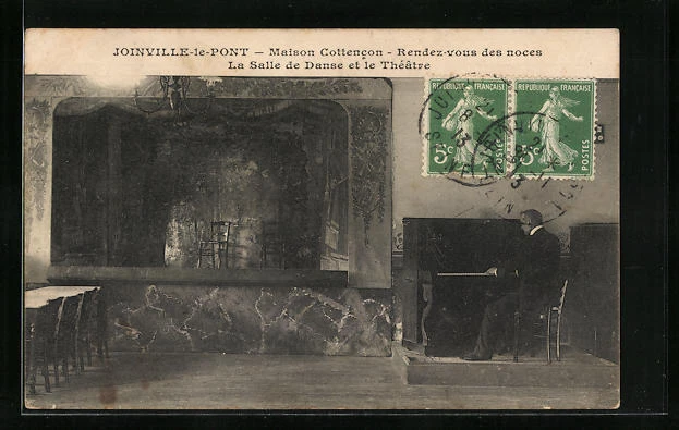 CPA Joinville-le-Pont, Maison Cottencon, Rendezvous des noces, La Salle de Dans