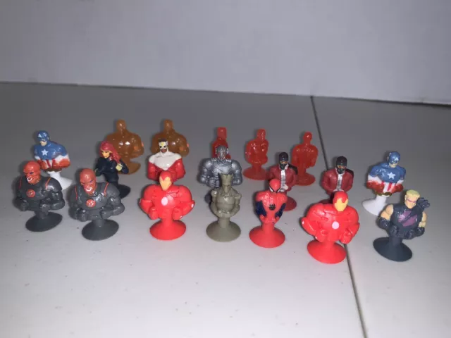 Marvel Mania MicroPopz 19 Figures - Captain America, Spiderman and more