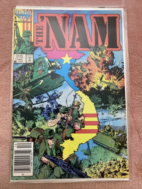 THE 'NAM#1 1986 (Newsstand edition) MARVEL COMICS VF THE 'NAM#1 1986 (Newsstand edition) MARVEL COMICS VF