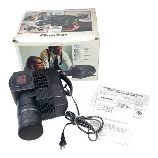 VINTAGE RARE Quasar WR7000FE LCD Color Monitor Projector NEW OLDSTOCK OPEN BOX