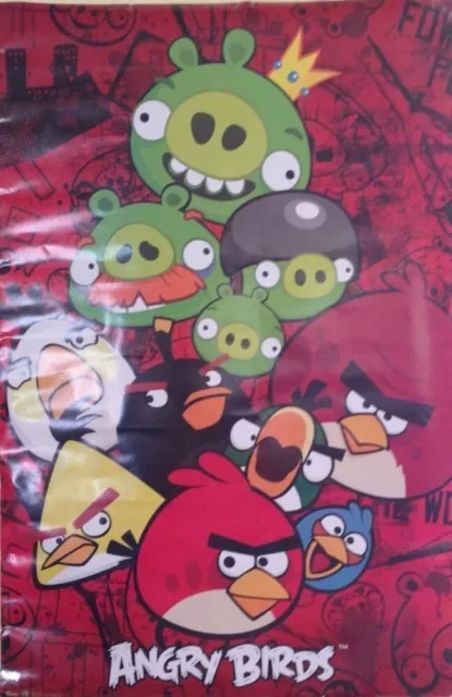 2012 ROVIO ANGRY BIRDS AUGMENTED REALITY POSTER 22x34 NEW FREE SHIP TRENDS #5985