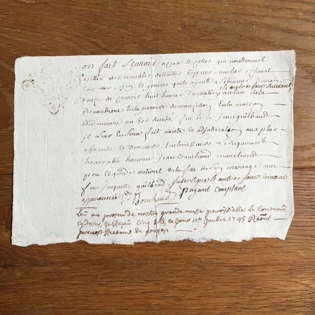 Suite De 4 Couverts XVIIIe Bretagne Fougeres Procureur du Ro