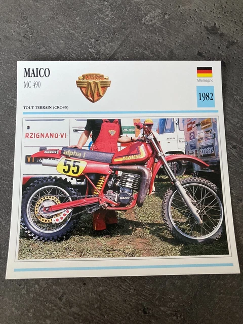 CARTE MOTO TWN Triumph 350 Boss 1954 collection Atlas motorbike