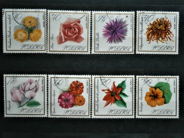 Briefmarken-POLEN  aus den 70er und 80er Jahren😉   gestempelt ~~🧡💛🖤~💖💝