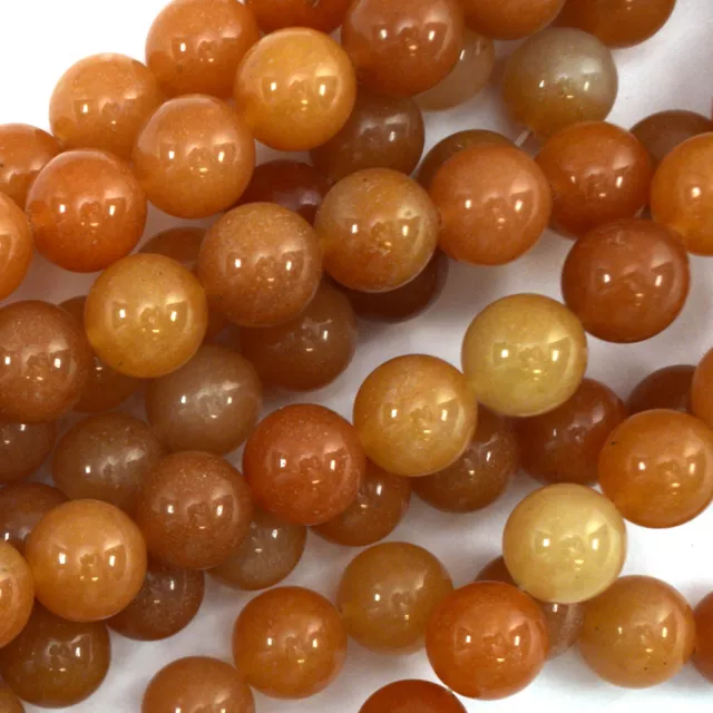 Natural Red Aventurine Round Beads Gemstone 15" Strand 4mm 6mm 8mm 10mm 12mm