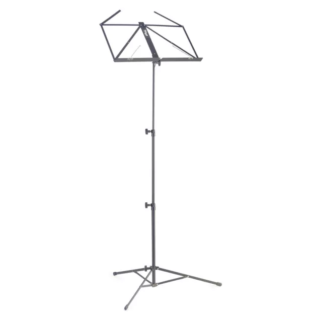 Stagg MUS-A3 BK Collapsible 3 Section Music Stand, Black