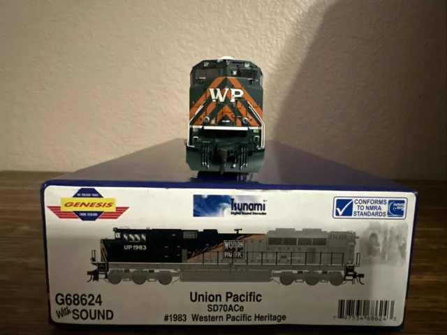 HO Scale Athearn Genesis SD70ACe Union Pacific WP Heritage #1983 DCC/Sound