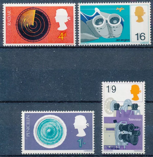 [BIN13638] Great Britain 1967 Discoveries good set of stamps very fine MNH