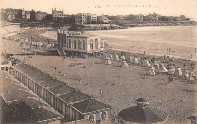 CPA PONTAILLAC La Plage (142106)