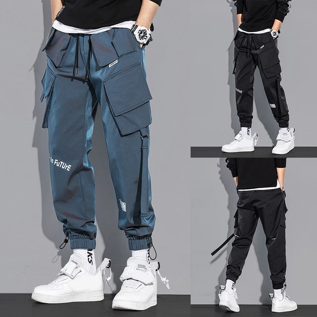 Pantalon Jogging Japonais Homme Style Y2K - Coupe Large, Taille élastique, Confortable Pour Sport Et Décontracté