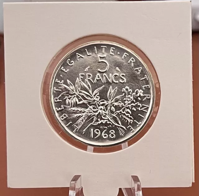 5 francs semeuse 1968 fdc