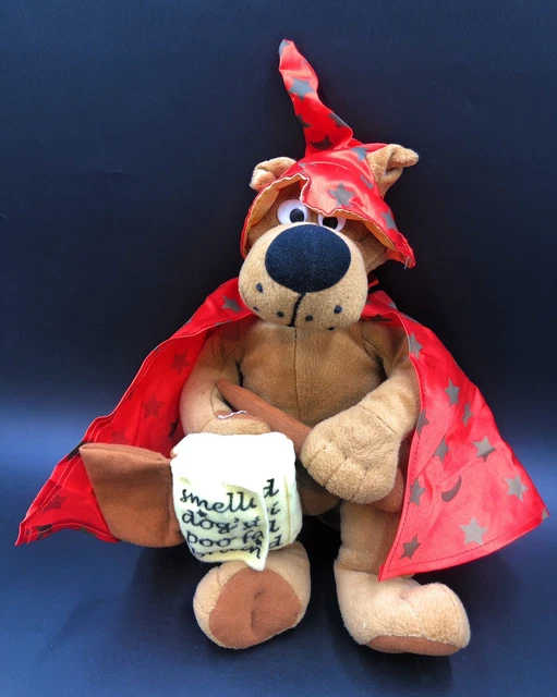 SCOOBY DOO MAGICIAN Wizard Talking Soft Plush Toy Dog 12” High Hanna