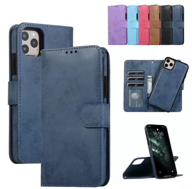 Magnetic Flip Wallet Card Slot Flip Cover Case For Iphone 15 Pro Max 14 13 12 11