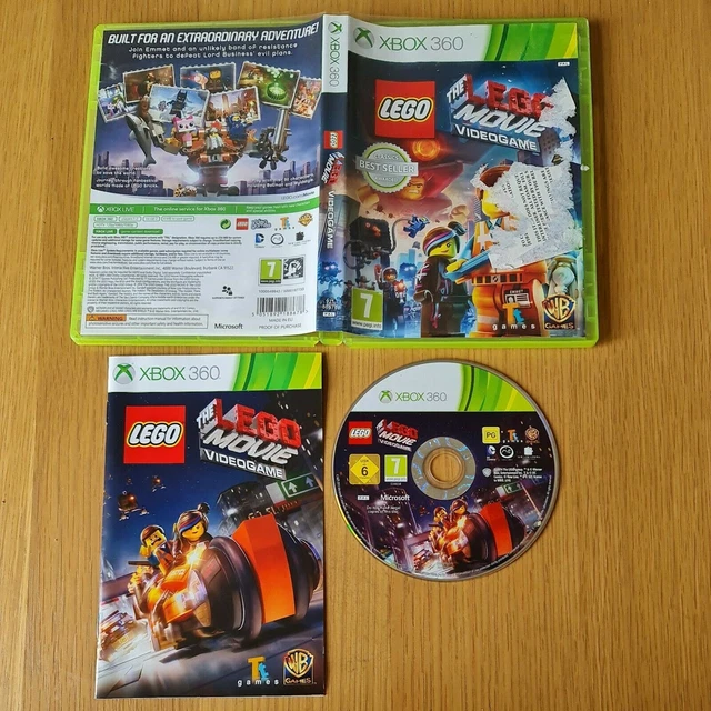 THE LEGO MOVIE Video Game Xbox 360 X360 Pal Game Complete With