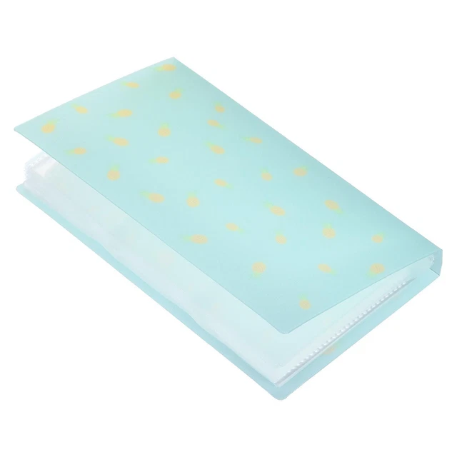 Plastic Business Card Holder Card Binder Books 240 Pockets Light Green