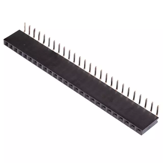 10 x 26-Way Single Row Right Angle PCB Socket 2.54mm
