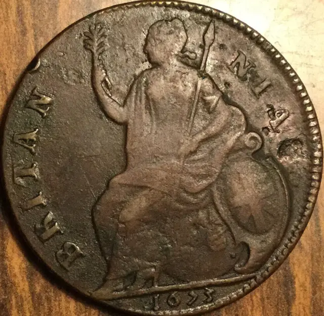 1675 Great Britain Half Penny 2