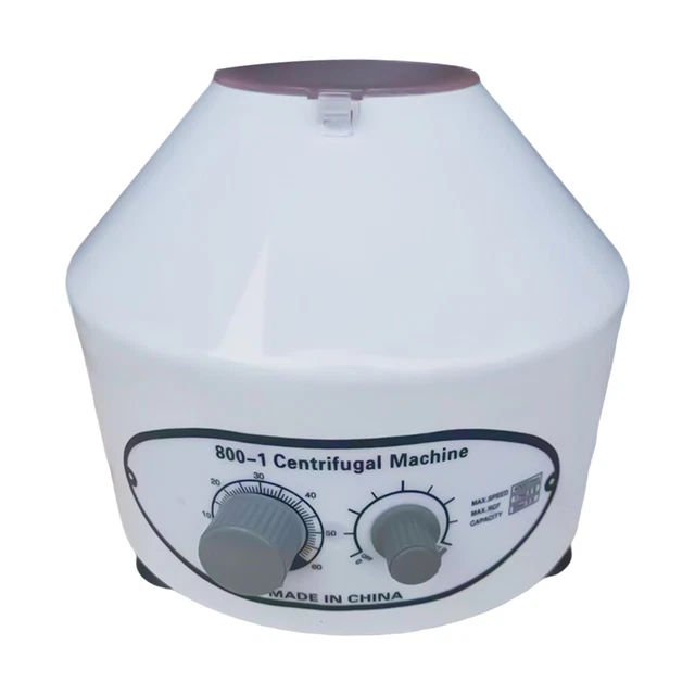 Centrifugeuse De Bureau 4000 Tr/min Avec Minuterie - Pour Laboratoire Ou Usage Médical Pratique