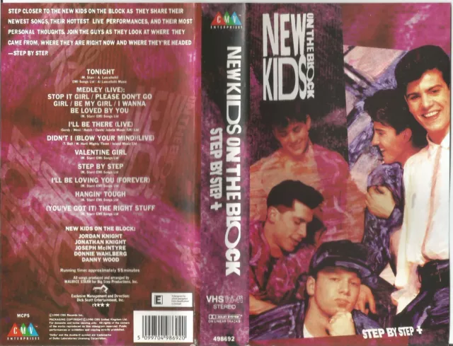 New Kids on the Block-Step By Ste [VHS] [VHS Tape]