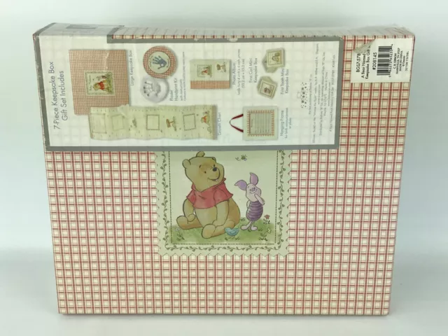 Disney Winnie The Pooh 7-Piece Child Keepsake Box Gift Set NEW
