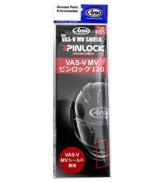 Arai genuine PINLOCK Lens anti fog insert  Clear VAS-V MV RX-7X corsair-x RX-7V