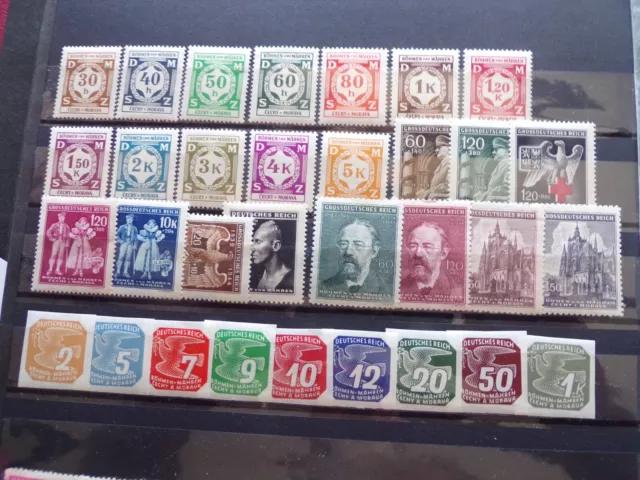 kl Lot Briefmarken   Deutsches Reich,  Gebiete   # 4